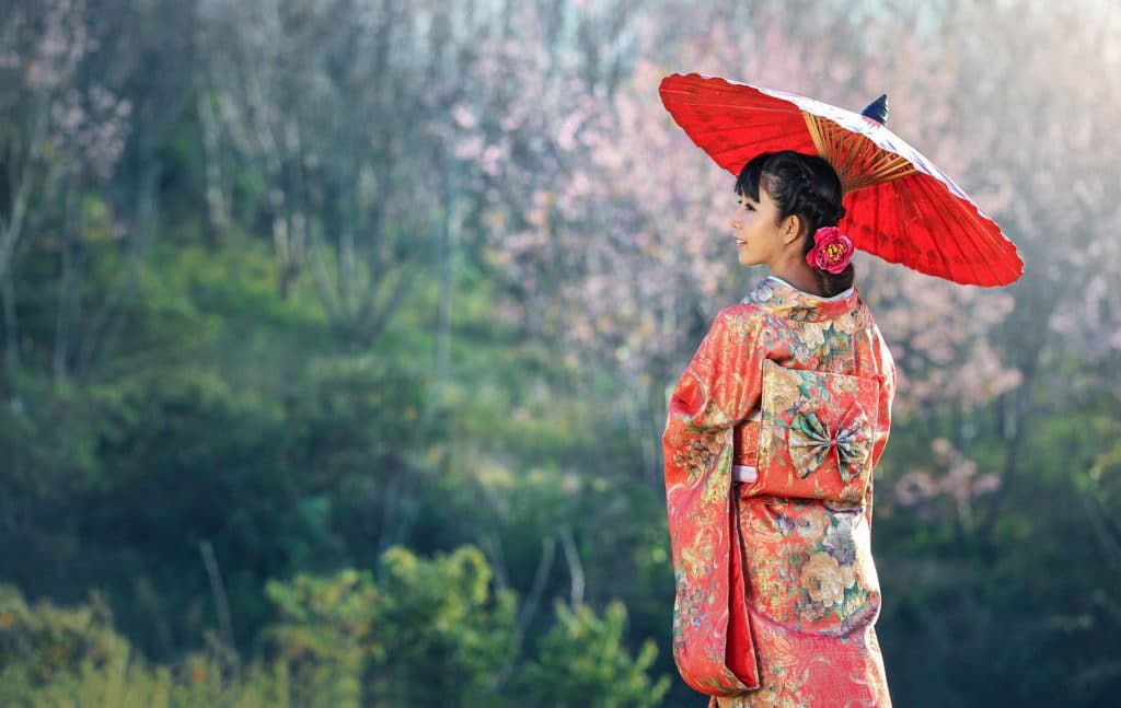 Person Dressed in Traditional Chinese Clothes
